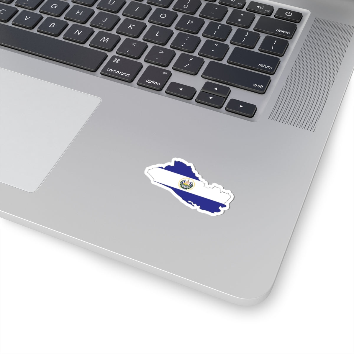 El Salvador Flag Map Sticker | Kiss-Cut Sticker