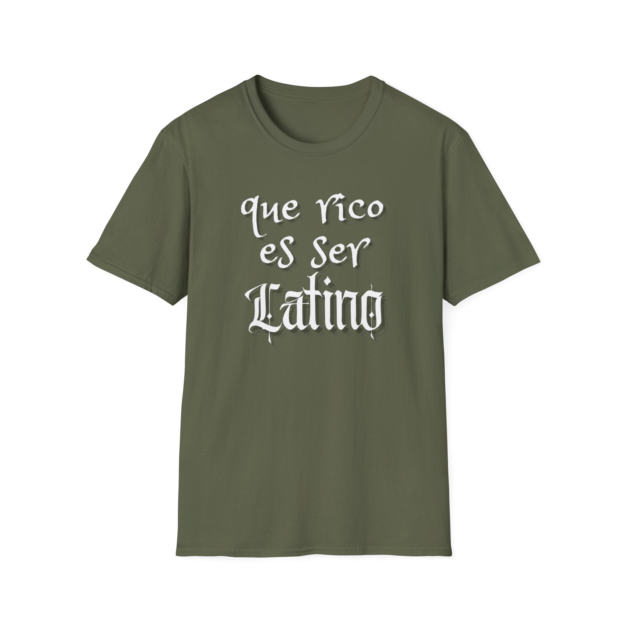Que Rico Es Ser Latino T-Shirt — Spanish Pride Latino Heritage Tee