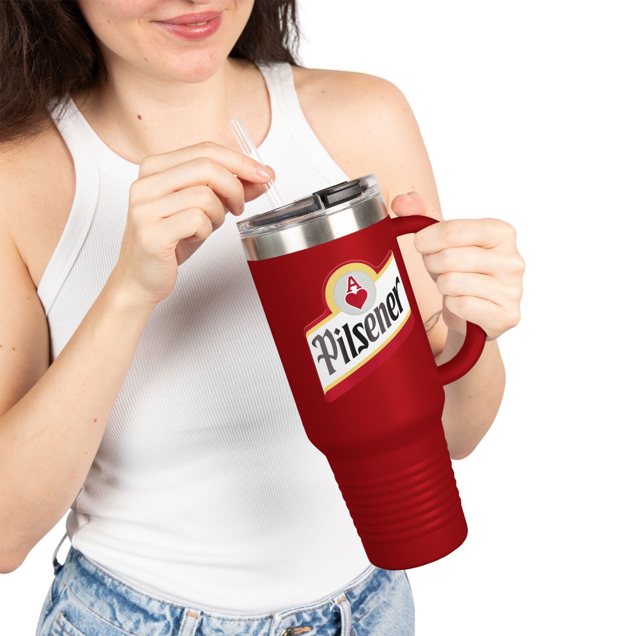 Cerveza Pilsener Travel Mug | Insulated 40oz Tumbler