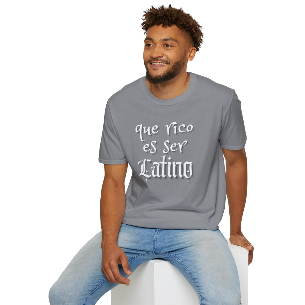 Que Rico Es Ser Latino T-Shirt — Spanish Pride Latino Heritage Tee