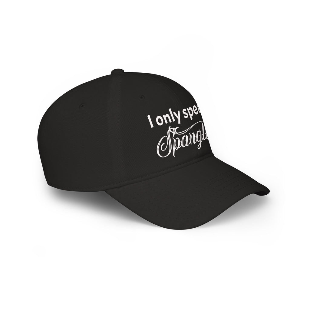 "I Only Speak Spanglish" Embroidered Red Hat