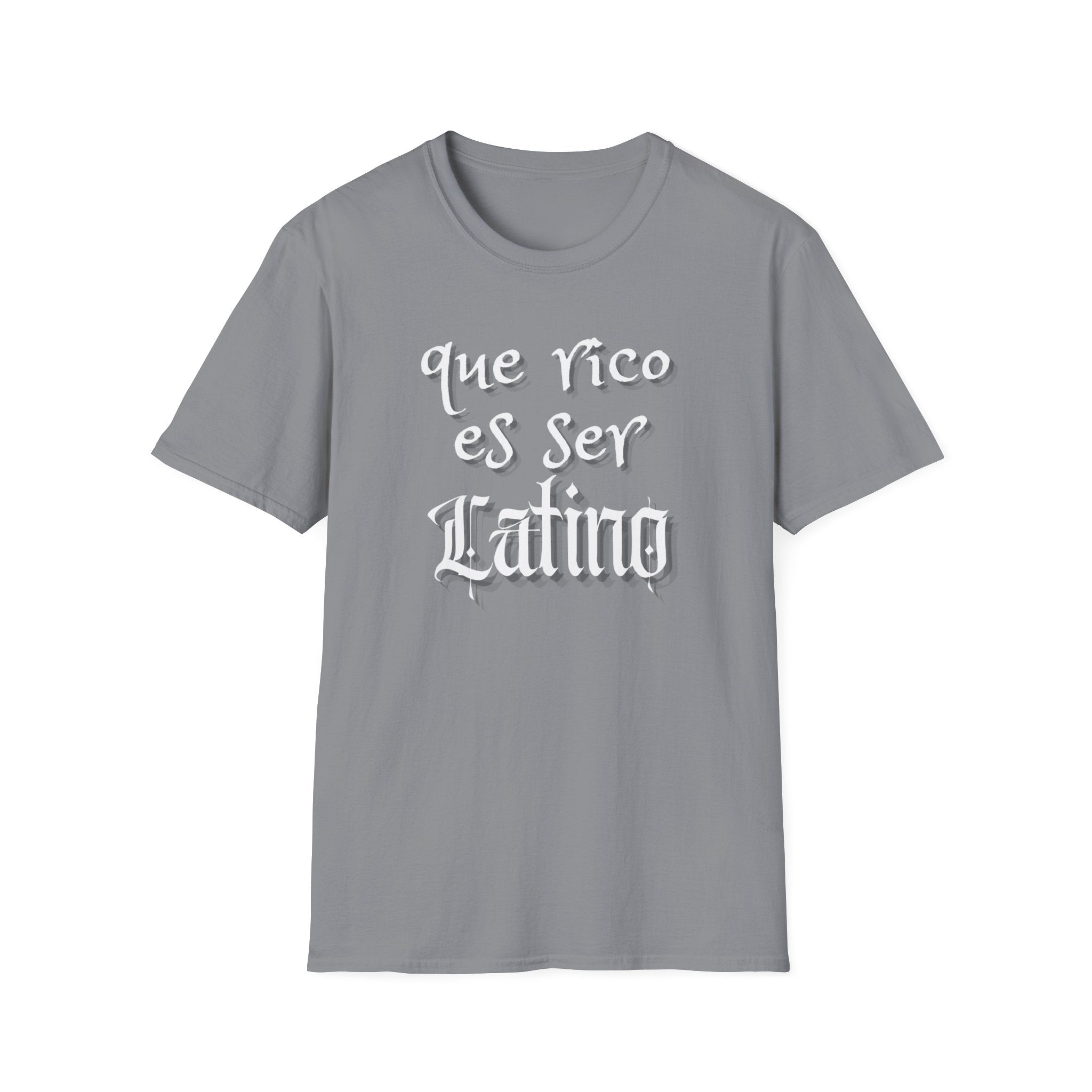 Que Rico Es Ser Latino T-Shirt — Spanish Pride Latino Heritage Tee