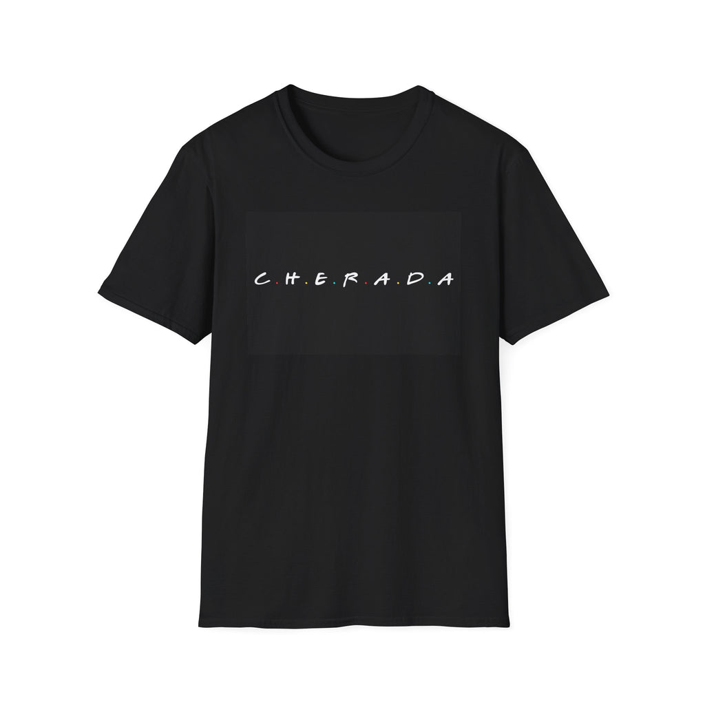 Cherada Script T-Shirt – Minimalist Black Graphic Tee
