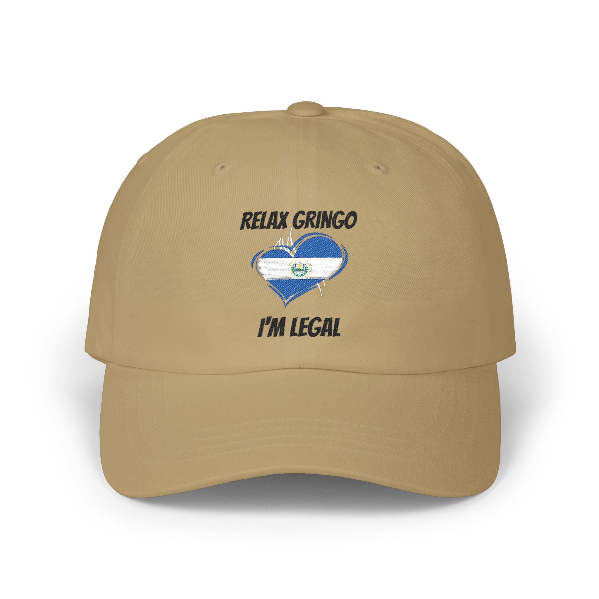 Relax Gringo I'm Legal Dad Cap — Embroidered Hat