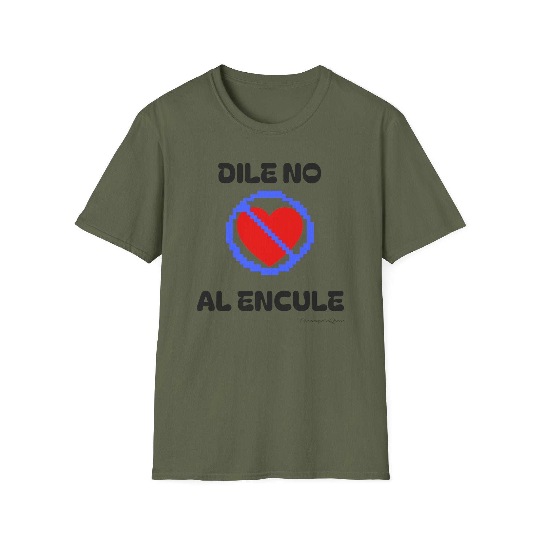 "Dile No Al Enculé" Pixel Heart Protest Tee