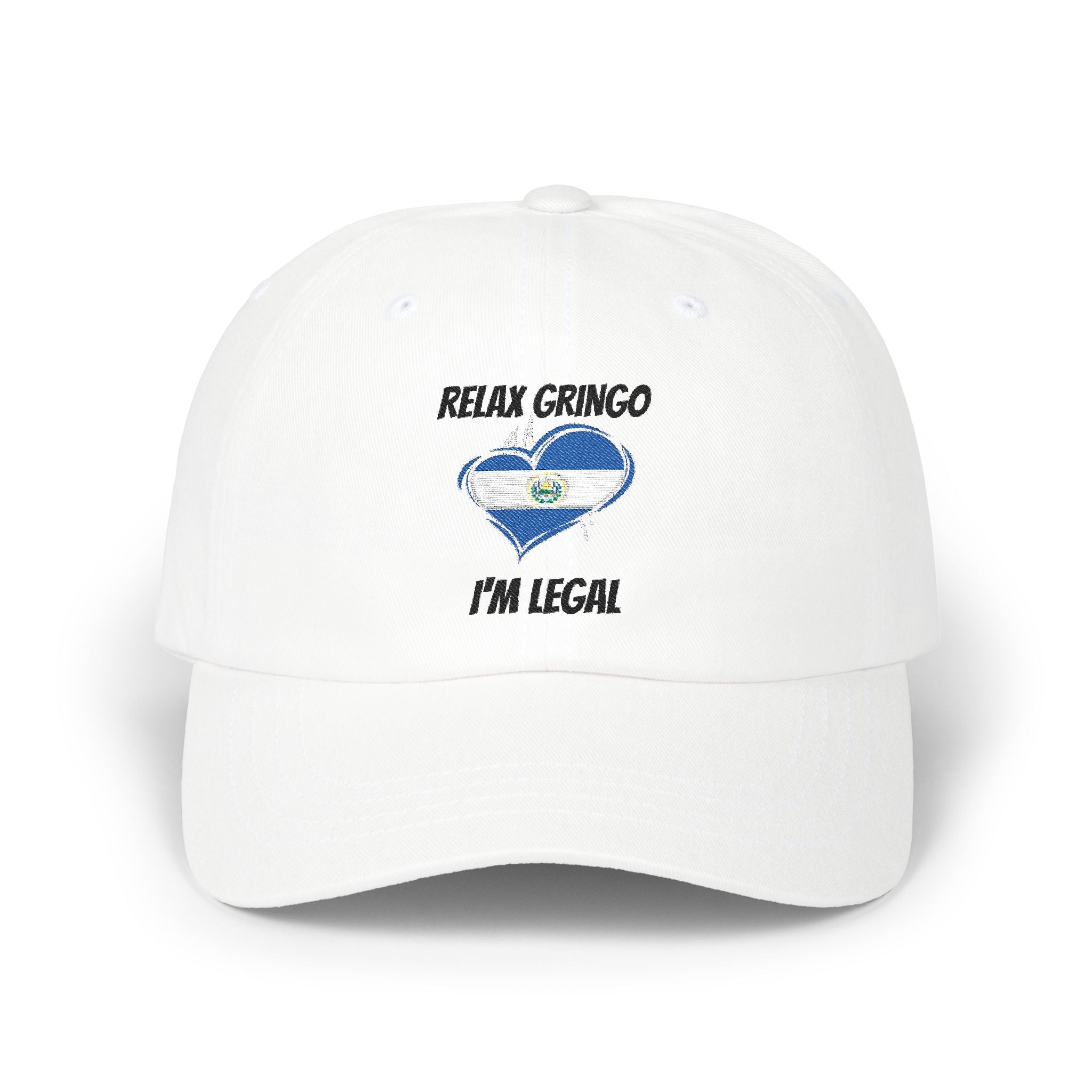 Relax Gringo I'm Legal Dad Cap — Embroidered Hat
