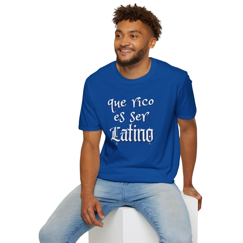 Que Rico Es Ser Latino T-Shirt — Spanish Pride Latino Heritage Tee