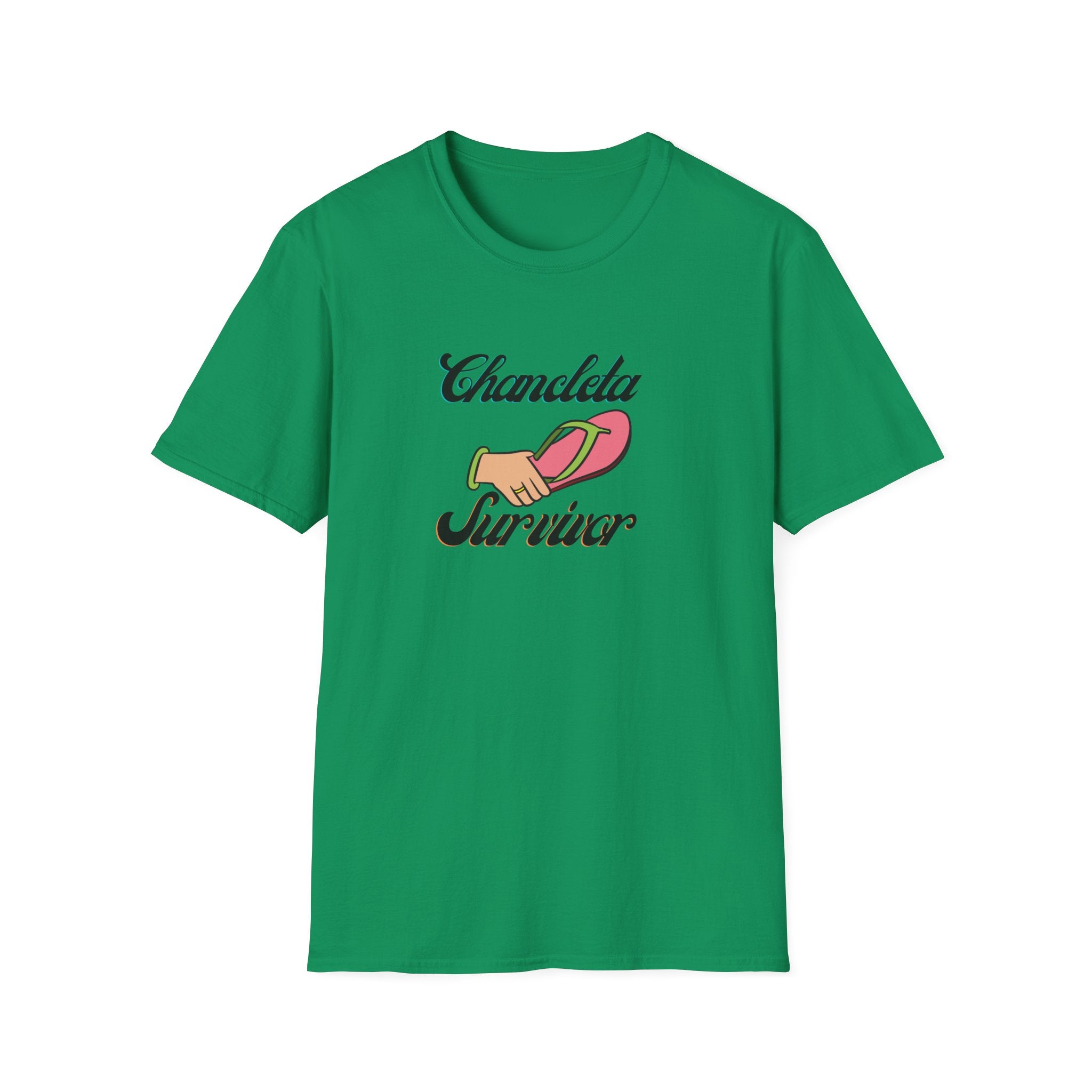 Chancleta Survivor T-Shirt — Funny Flip Flop Pun Tee