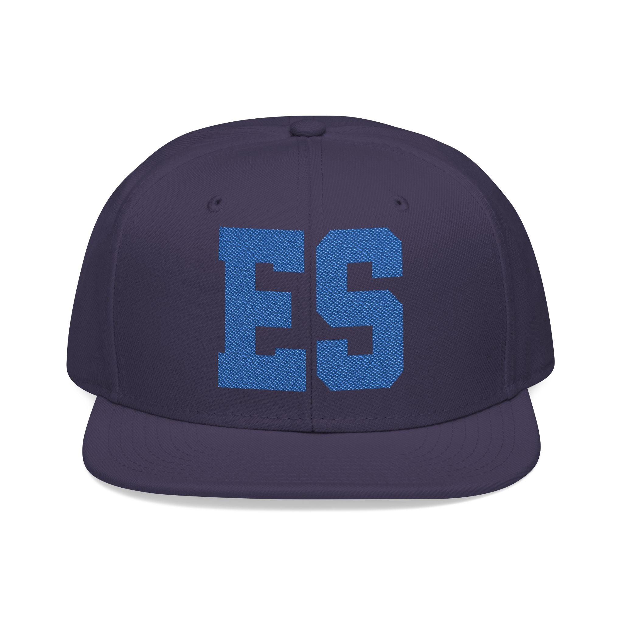 Snapback Hat — Blue Glitter '95' Embroidered Cap