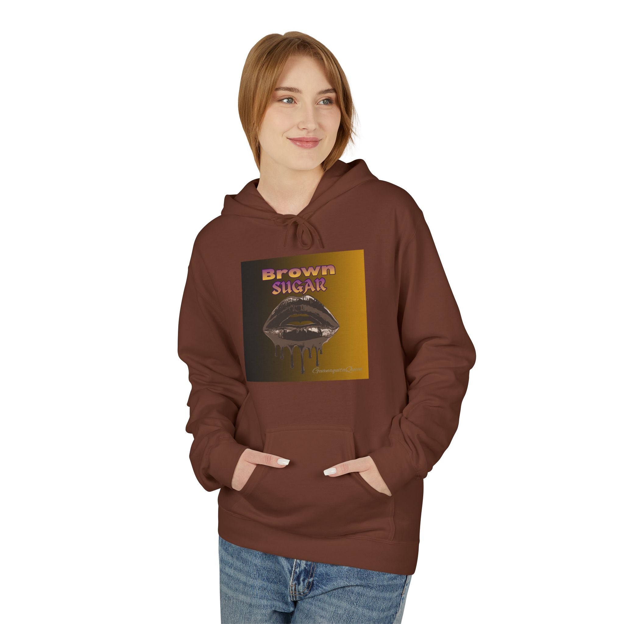 Brown Sugar Hoodie | Dark Gradient Graphic Pullover