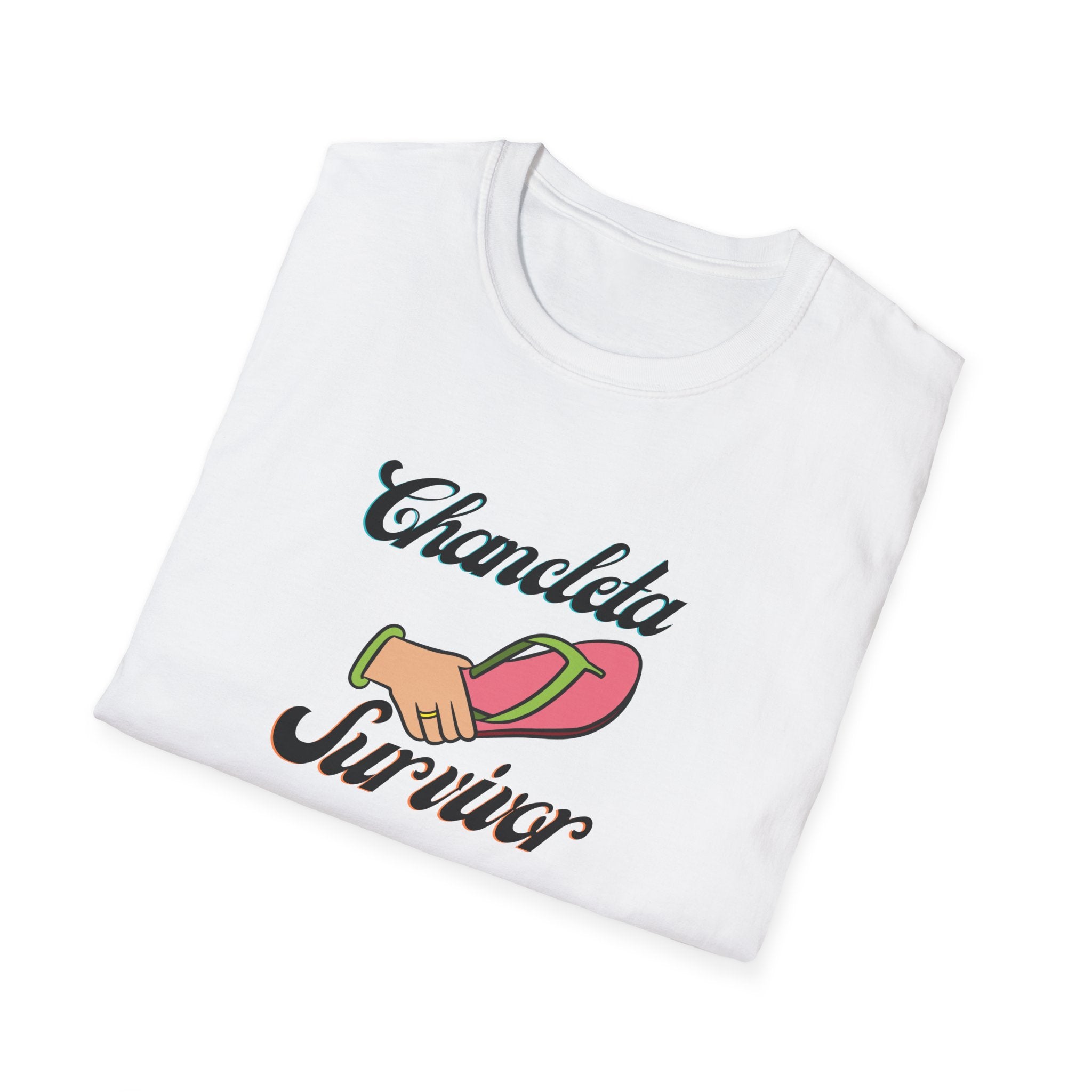 Chancleta Survivor T-Shirt — Funny Flip Flop Pun Tee