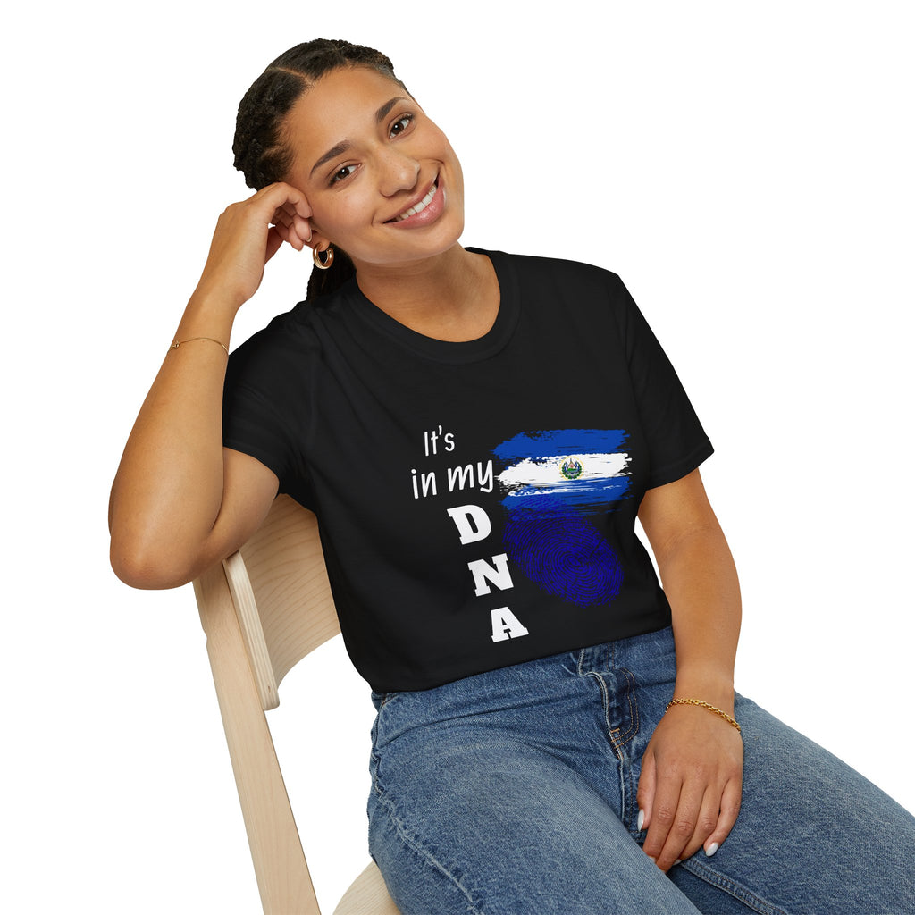 It's in My DNA "El Salvador Flag "  T-Shirt