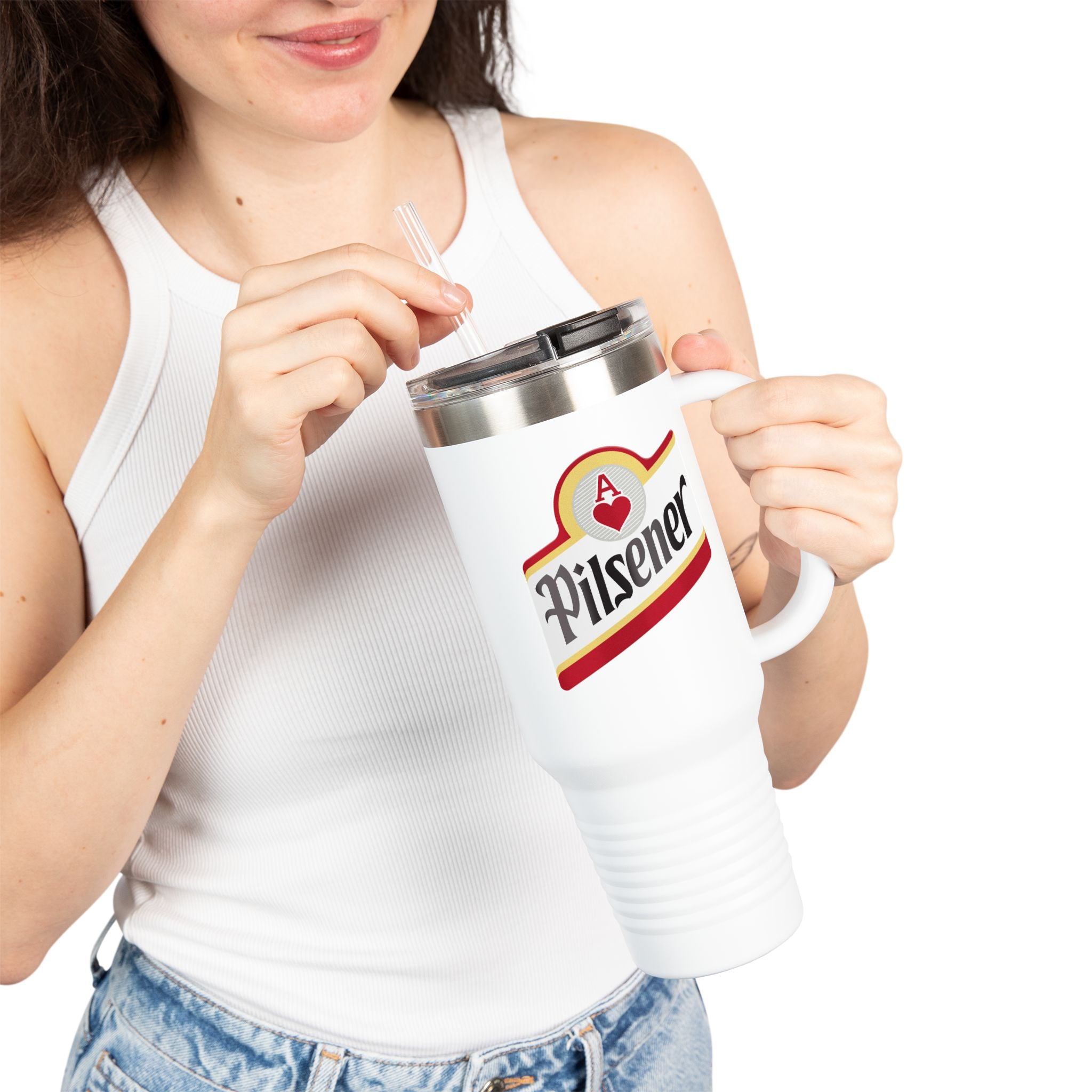 Cerveza Pilsener Travel Mug | Insulated 40oz Tumbler