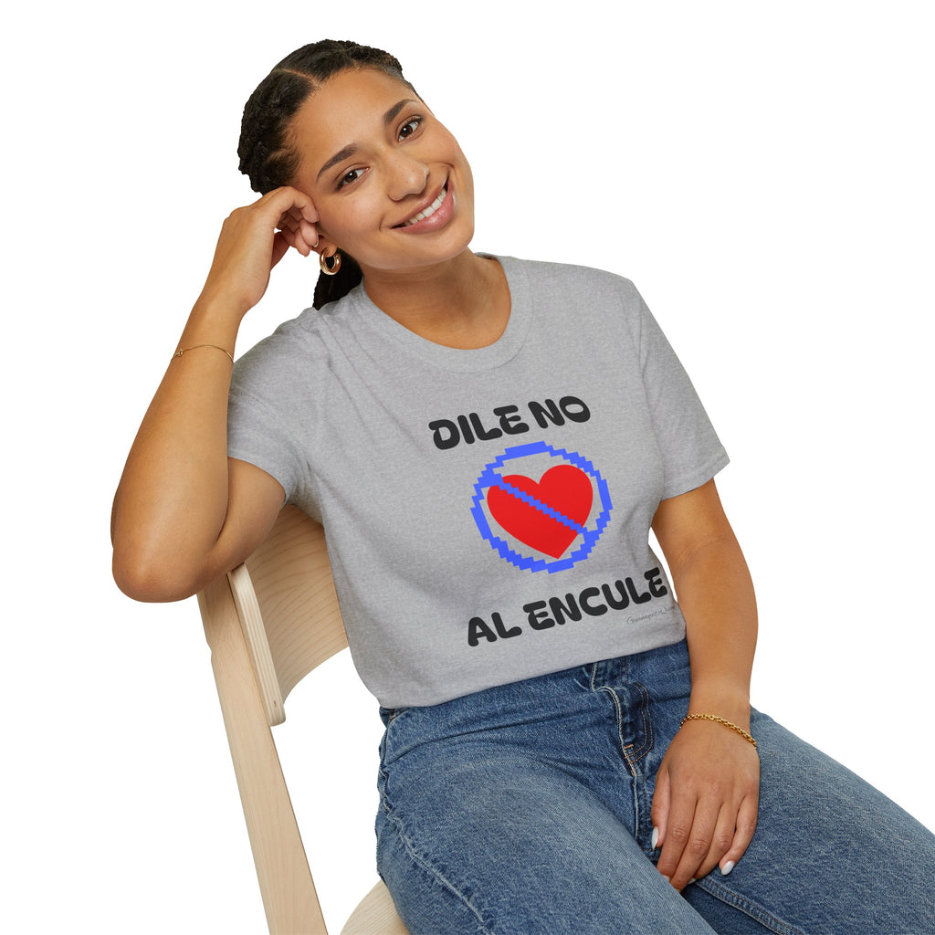"Dile No Al Enculé" Pixel Heart Protest Tee