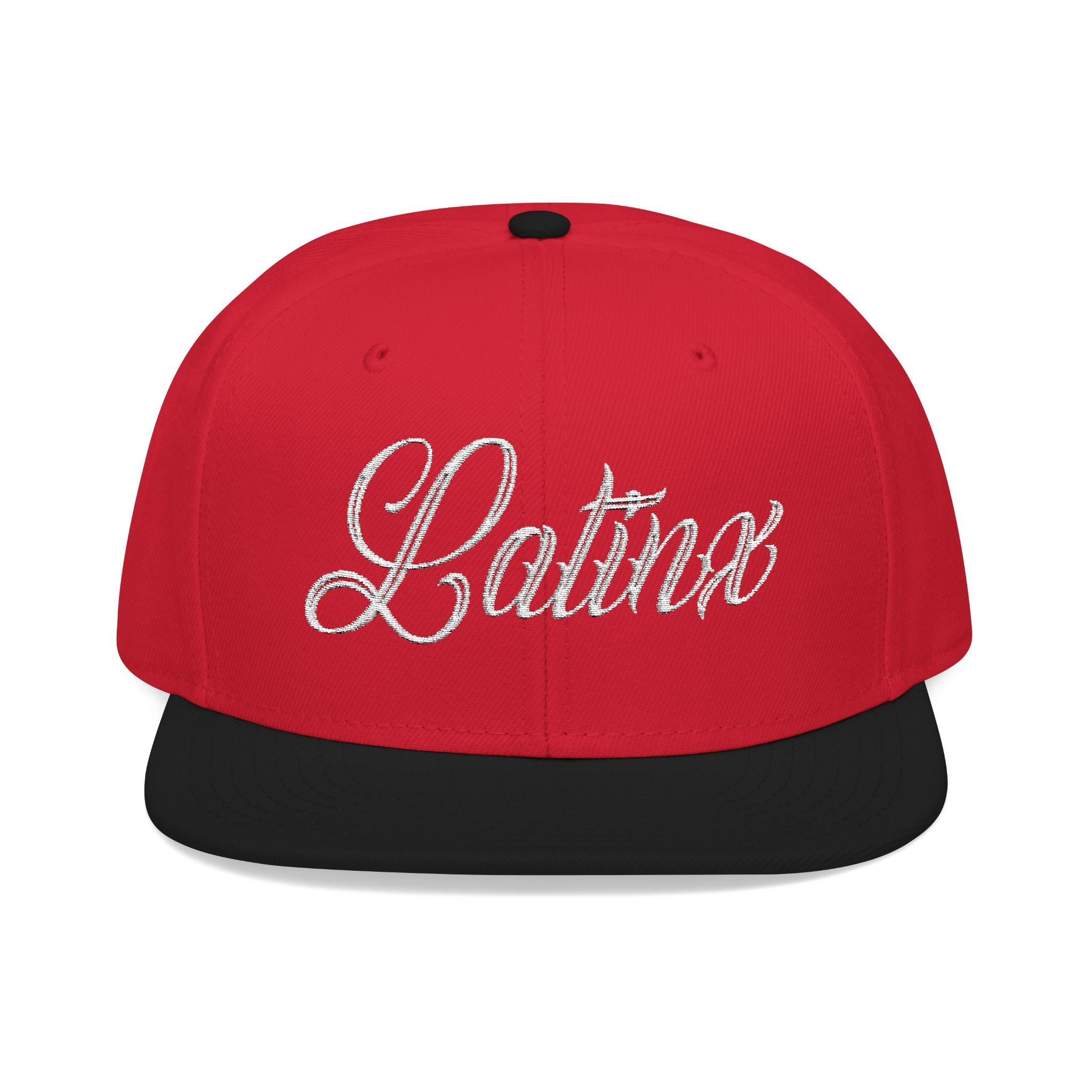 Latinx Embroidered Snapback Hat