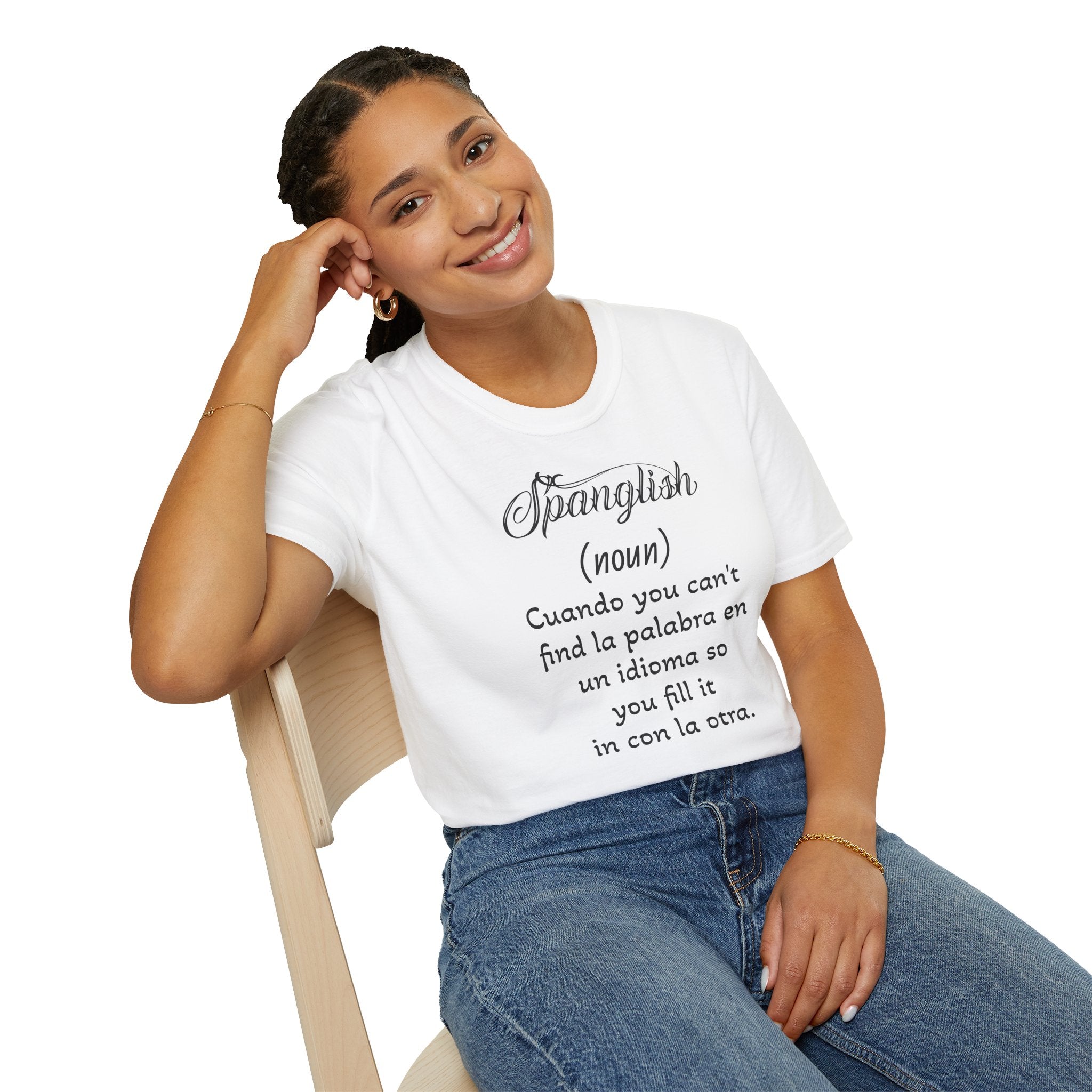 Spanglish Definition T-Shirt — Funny Bilingual Spanish-English Tee