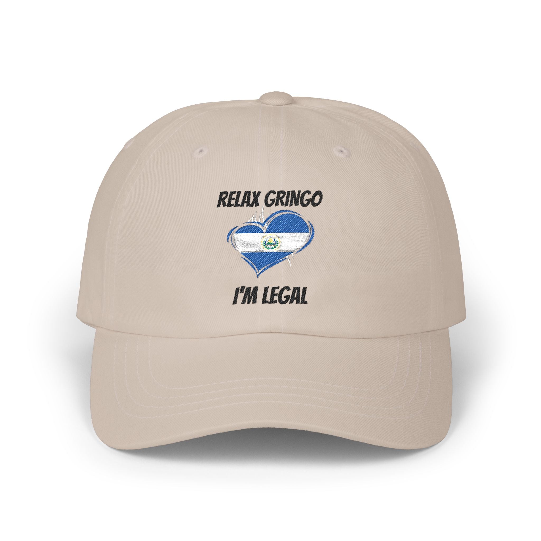 Relax Gringo I'm Legal Dad Cap — Embroidered Hat