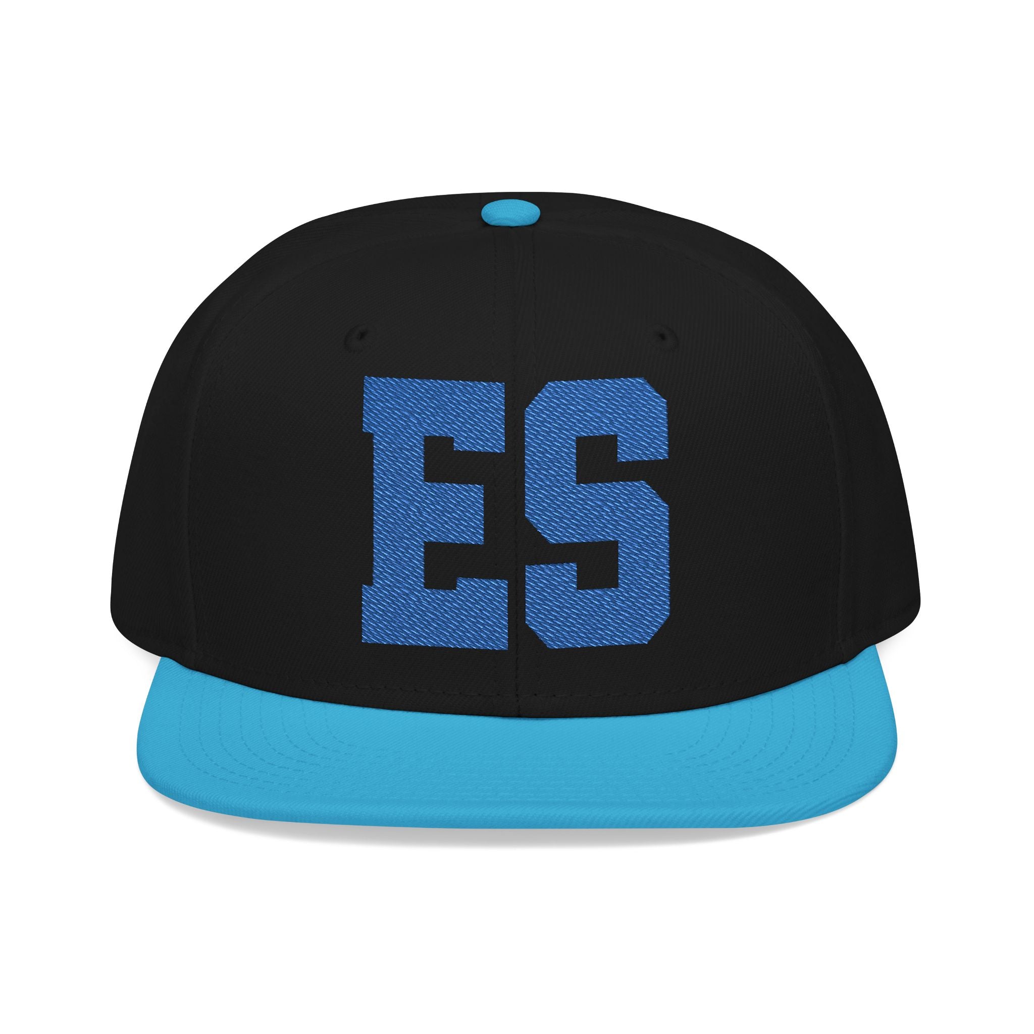 Snapback Hat — Blue Glitter '95' Embroidered Cap