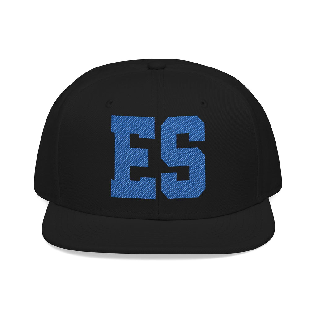 Snapback Hat — Blue Glitter '95' Embroidered Cap