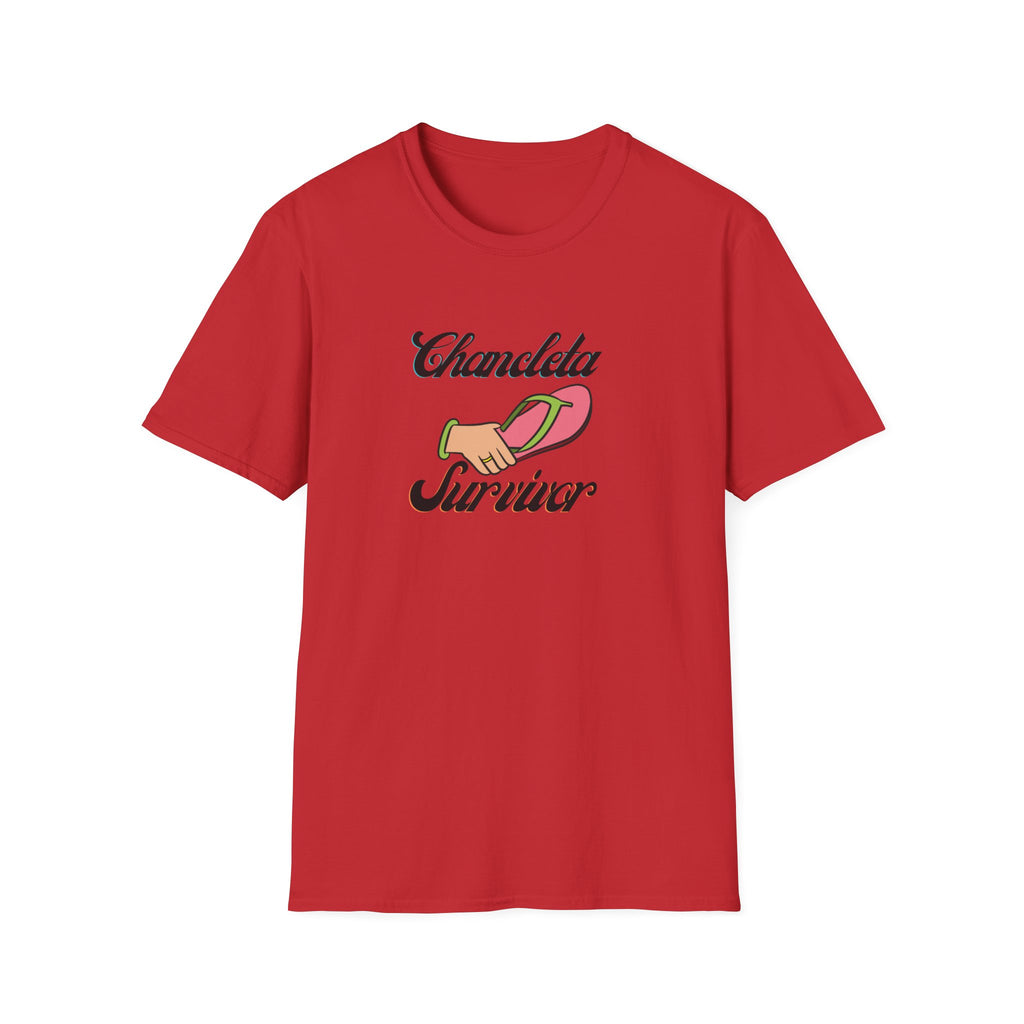 Chancleta Survivor T-Shirt — Funny Flip Flop Pun Tee