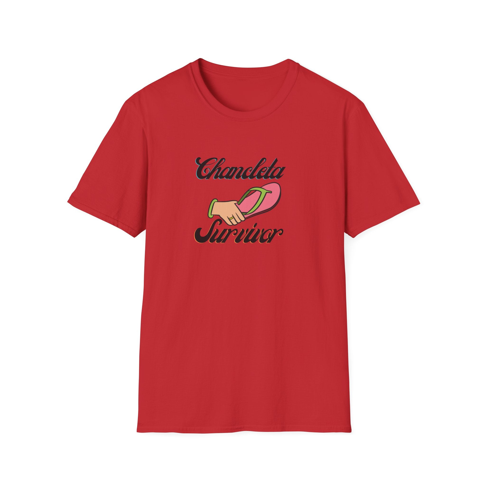 Chancleta Survivor T-Shirt — Funny Flip Flop Pun Tee