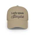 "I Only Speak Spanglish" Embroidered Red Hat