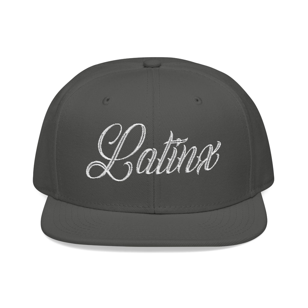 Latinx Embroidered Snapback Hat