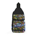 El Salvador Doodle Art Sling Bag | Black