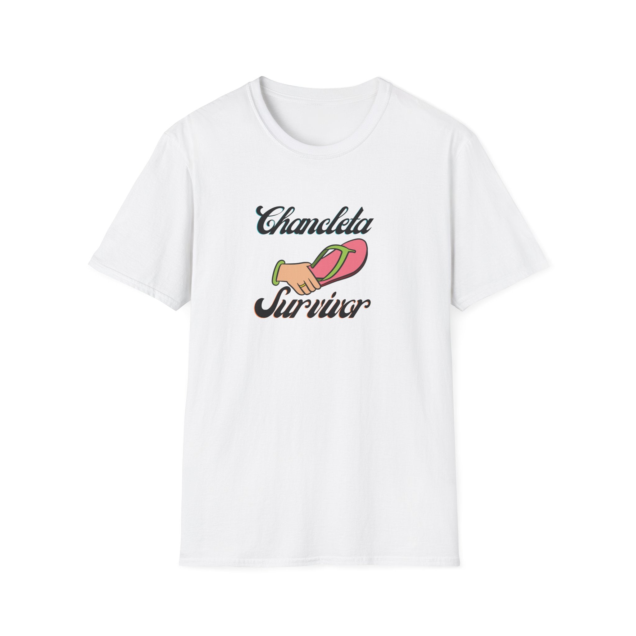 Chancleta Survivor T-Shirt — Funny Flip Flop Pun Tee