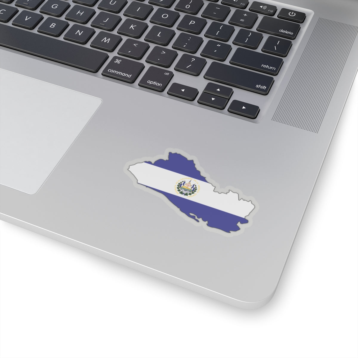 El Salvador Flag Map Sticker | Kiss-Cut Sticker