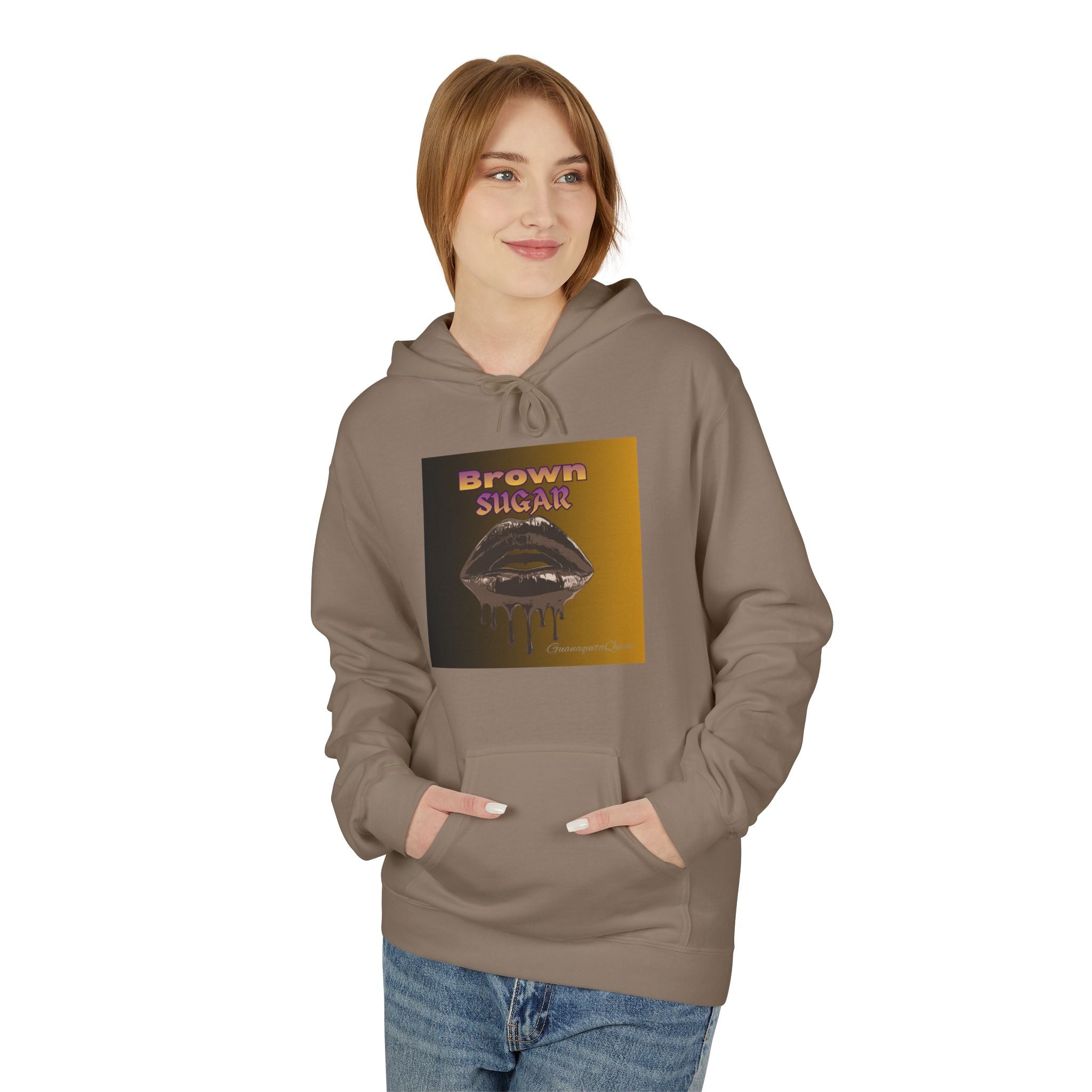 Brown Sugar Hoodie | Dark Gradient Graphic Pullover