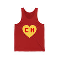 Chapulin Colorado Tank Top — Red Graphic CH Heart Tank